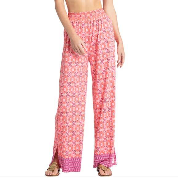 Cabana Life Pants Size M Coral Gables Palazzo Pants Beach Cover Up - Picture 2 of 8